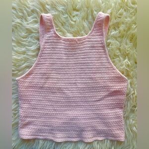 Pacsun baby pink crop top 💗XS